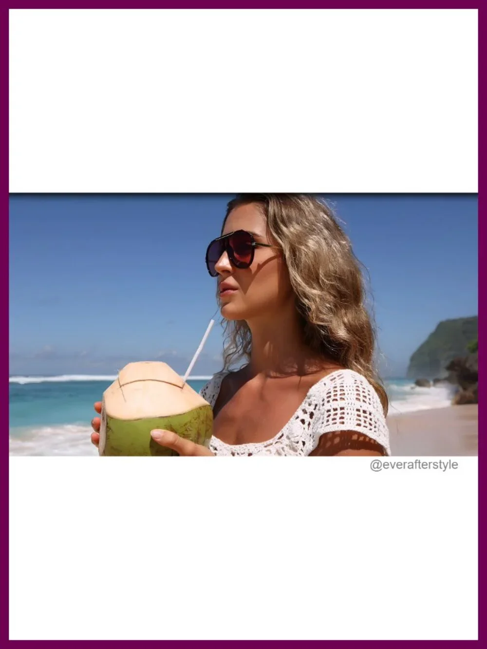Oversized Aviator Sunglasses Retro Metal Frame UV Protection